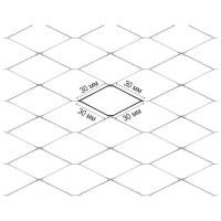 Сетка металлическая штрек оцинкованная 30х30мм 1х15м