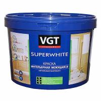 VGT Superwhite / ВГТ ВД-АК-1180 краска интерьерная моющаяся база С 13кг