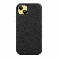 Чехол для телефона Casetify Leather Case MagSafe Compatible Apple Iphone 14 (Jet Black)