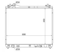 Радиатор SUZUKI ESCUDO/GRAND/VITARA/CHEVROLET TRACKER 05- 2.0L Sat SK0006J20A2R