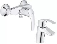 Комплект смесителей Grohe Eurosmart New 33555002 + 32467002