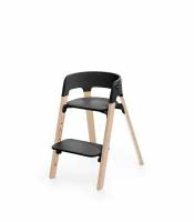 Стульчик Stokke Steps Chair Black/Natural