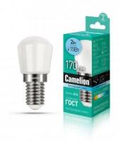 Комплект 14 шт. светодиодная LED лампа Camelion T26 E14 2W(170lm 220°) 4500K 4K матовая 51x22 для холодильников и вытяжек LED2-T26/845/E14 2589860