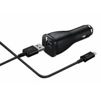 Samsung Автомобильное зарядное устройство Samsung (EP-LN915UBEGRU ) 5V/2A QC2.0, black + micro USB кабель