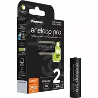 Panasonic eneloop pro Аккумуляторы BK-3HCDE/2BE 2500mAh AA R06 BL2 7705