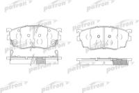 PATRON Колодки MAZDA 323 F VI 01-04, 626 V 97-02, 626 V Hatchback 97-02, 626 V Station Wagon 98-02, PREMACY