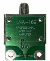 Усилитель сигнала ZOLAN LNA169 усилитель антенный Усилитель LNA-169, предназначен для приема сигнала цифрового наземного телевидения DVB-T2 в диапазоне 470-862 МГц. Питание 5-12 В постоянного тока, 55 мА производится по коаксиальному кабелю через сплошной резьбовой разъем F-типа.Усилители серии LNA совместимы с антенной ASP-8 и могут быть установлены вместо традиционного пластинчатого усилителя. Высокая устойчивость к сигналам помех: FM-радио, СВЧ, GSM-телефония, LTE800, GSM900, Wi-Fi, Bluetooth, LTE. Низк