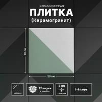 Керамическая плитка Incrocio Light PG01, 20x20 см, 1 сорт