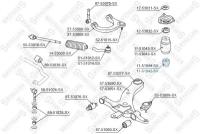 Отбойник заднего амортизатора Stellox 11-51042-SX