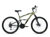 ALTAIR Велосипед ALTAIR MTB FS 26 2.0 Disk (рама 18", бежевый/черный)