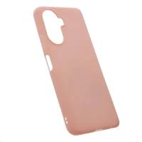 Силиконовый чехол TPU Case матовый для Huawei Nova Y70 пыльно-розовый