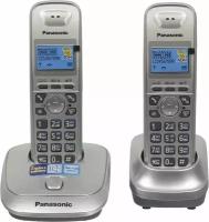 Радиотелефон Panasonic KX-TG2512RUN, платиновый