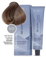 Краска для волос Revlon Professional Coloring Hair Revlonissimo Colorsmetique Care & Shine, Краситель с гиалуроновой кислотой перманентный. Перманентный Краситель с Гиалуроновой кислотой, Гарантия Результата Окрашивания + Уход за Волосами, 8.01