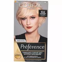 L'OREAL Краска для волос Preference Feria 102 Сверкающий переливающийся блонд