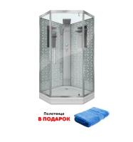 Душевая кабина Niagara Lux NG-7717WBK 100х100 см серебро