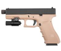 Страйкбольный пистолет KJW Glock 17 (KP-17-TBC.CO2 TAN)