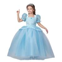 Карнавальный костюм "Принцеса Золушка" голубая, платье, диадема, р.146-72 9711370