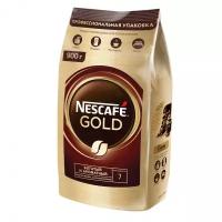 Кофе молотый в растворимом NESCAFE (Нескафе) "Gold" сублимированный 900 г 01968 621073 (1)