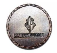 30 сольдо 1821 года медь монета Испании копия арт. 17-5425-2