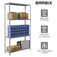 Стеллаж металлический Brabix MS Plus-185/30-4 (S241BR153402) (1)