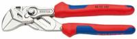 Knipex Скользящие плоскогубцы 86 05 180 - 3.5 см - Хром-ванадиевая сталь - Пластик - Синий/Красный - 18 см