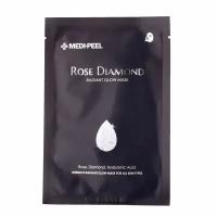 MediPeel~Увлажняющая тканевая маска с алмазной пудрой для сияния кожи~Rose Diamond Radiant Glow Mask