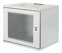 Шкаф коммутационный LANDE LN-SH12U5460-LG-F0-3 настенный, перфорированная передняя дверь, 12U, 540x595x600 мм