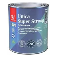 Лак уретано-алкидный Tikkurila Unica Super Strong 20, полуматовый, база EP, бесцветный, 2,7 л