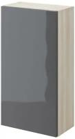 Шкаф навесной универсальный Cersanit Smart 65х35 см МДФ серый