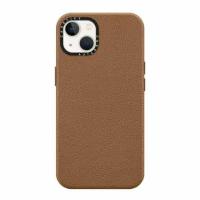 Чехол для телефона Casetify Leather Case MagSafe Compatible Apple Iphone 13 (Latte)