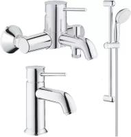 Комплект смесителей Grohe BauClassic 32865000 + 23162000 + 27853001