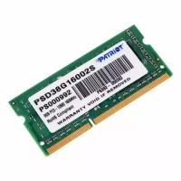 Оперативная память SO-DIMM 4Gb 1600 Patriot PSD34G1600L2S