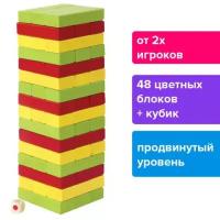 Игра настольная Золотая Сказка Цветная Башня 662295 (2)