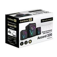 Колонки 2.1 ExeGate Accord 320,11W, питание от USB, подсветка