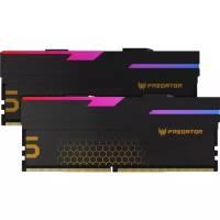 Оперативная память DDR5 Acer Predator Hermes RGB 32Gb (2x16Gb) 6800Mhz CL32 (32-45-45-108) 1.4V Black