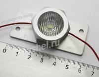 LED modul 350mA PCB-HP1,2W-Lens-10-60° 3-4V (для торцевой подсветки с эллиптической линзой), Модуль светодиодный