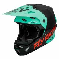 Шлем кроссовый FLY RACING FORMULA CP S.E. Rave, черный/бирюзовый/красный, XL