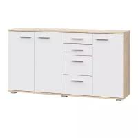 Комод НК-мебель FUN КД-4 sonoma oak/white/ 71336958