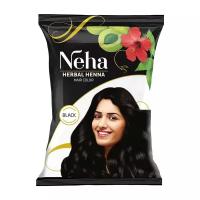 Хна для волос (цвет - черный), Neha Herbals 10 г