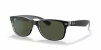 Солнцезащитные очки Ray-Ban RB2132 New Wayfarer Color Mix, размер S (Black On Transparent)