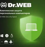 Dr.Web Security Space - Комплексная защита для 1 ПК на 3 месяца