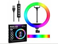 Кольцевая селфи-лампа RGB LED Soft Ring MJ26 / 26 см 4.9 (25)