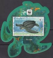 Почтовые марки Таиланд 2019г. "WWF - Морские животные под защитой, Черепахи" Морские черепахи MNH