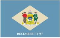 Флаг штата Делавэр (США) 90х135 см