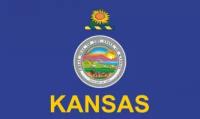 Флаг штата Канзас (США) 90х135 см
