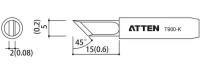 T900-K, Наконечник ножевидный к станциям AT-989/AT-989D/ST-80/ AT-8502D/ST-8802/MS-300 5.0 х 15мм