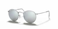 Солнцезащитные очки Ray-Ban RB3447 Round Flash Lenses, размер S (Silver)