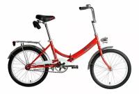 Велосипед Forward Кама 20" (RB3K013E9XRDXWH), рама 14", красный/белый
