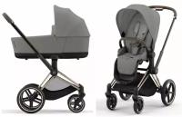 Коляска 2 в 1 Cybex Priam IV Mirage Grey/Rosegold