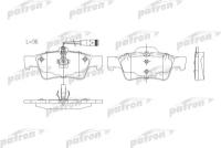 PATRON PBP1526 Колодки тормозные дисковые задн MERCEDES-BENZ: C-CLASS 04-, C-CLASS T-Model 04-, CLS 04-, E-CLASS 02-, E-CLASS T-Model 03-, S-CLASS 02-05, S-CLASS 05-, S-CLASS купе 99-06